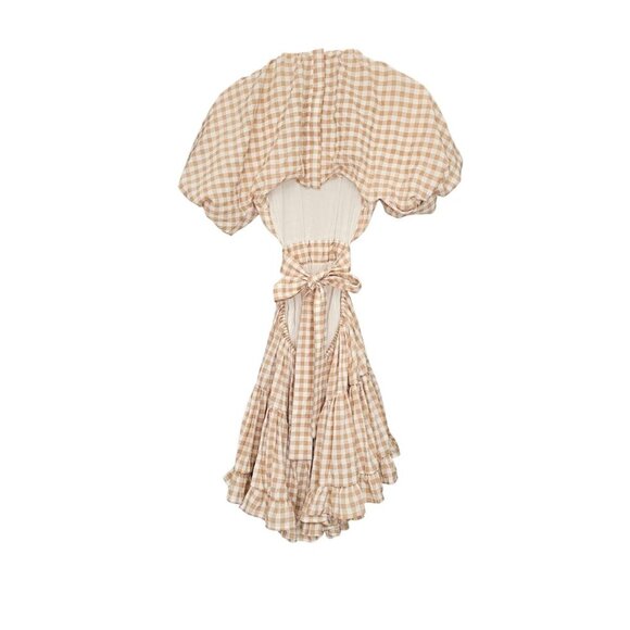 Women's - Mable Gingham Cutout Dress, Size Small - Picture 8 of 12